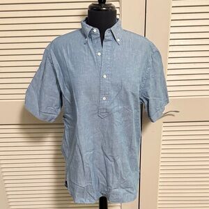 Men's Blue Button-Down Shirt